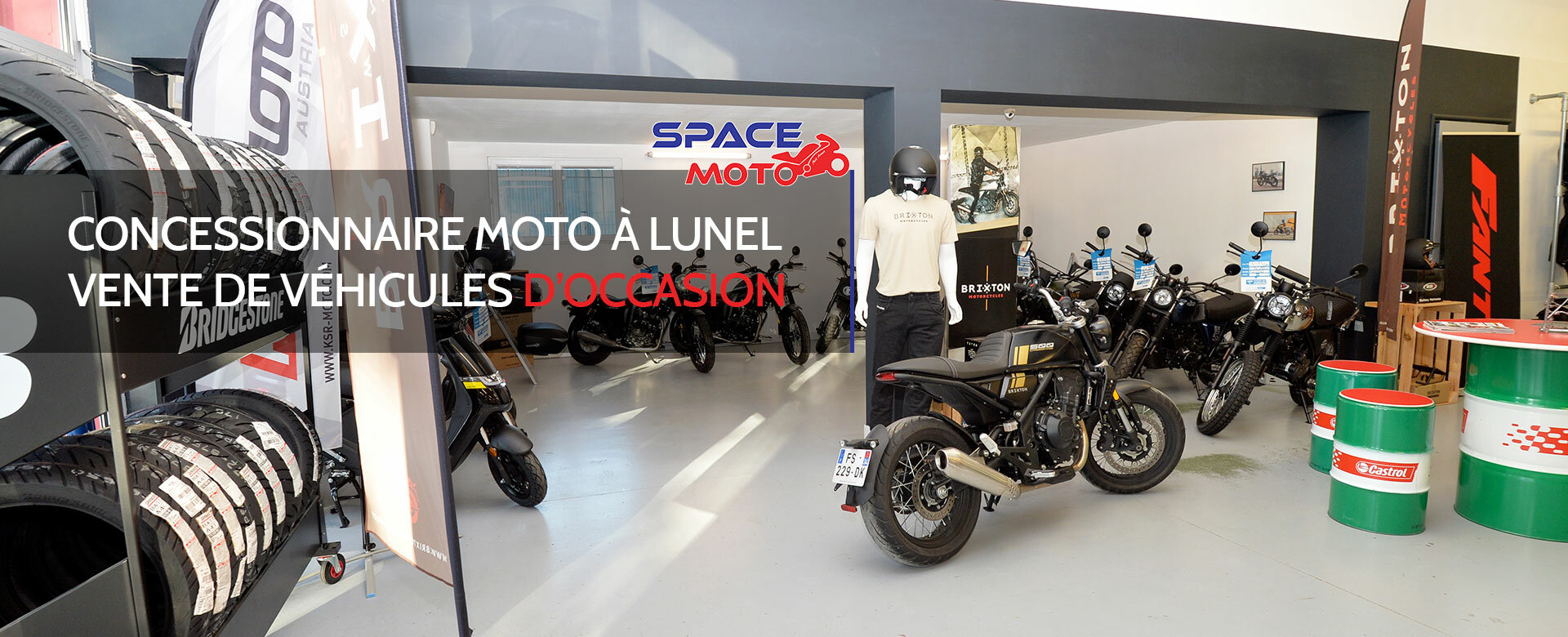 SPACE MOTO - Concessionnaire moto - Secteurs Montpellier, Lunel et Lunel-Viel